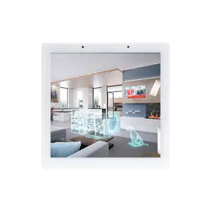 2023 new 4 inch PX30 Quad-core android embedded touch switches zigbee option support EU Round box