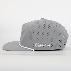 Casquette de baseball <span class=keywords><strong>Snapback</strong></span> personnalisable avec motif de camouflage de logo de broderie originale pour la pêche de performance avec corde - Product Image 4