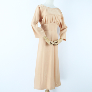 Yindian precio de fábrica ronda cuello vestido cinturón de cintura de botón con cremallera damas casual vestidos - Product Image 3