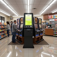 Skyriser Lightning Oyun Kabini Favori Makaralar Beceri ATM'si Nakit Dağıtıcı Makinesi Bilet Kullanım Ödeme Kiosku SDK