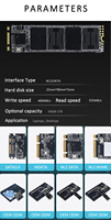 Harga Pabrik Nandstor M.2 SATA SSD 1TB 2TB 500 512GB SSD Internal 120GB 256GB OEM Solid State Drive untuk Aplikasi Desktop