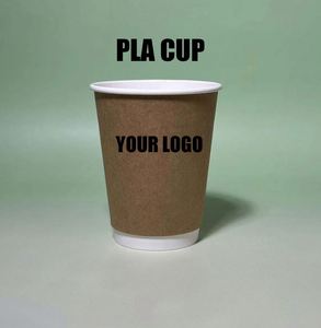 Vasos de Papel Ecológicos, Biodegradables y Compostables de Pared Simple con Revestimiento de PLA, Aislamiento Térmico para Bebidas Calientes, Agua Mineral y para Llevar - Product Image 1