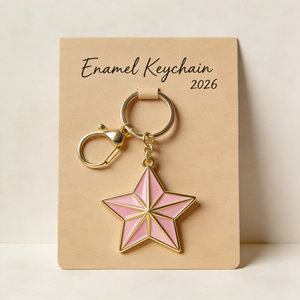 Custom Printed Metal Enamel Key Fobs with Clear Dome for Photographic Souvenirs - Product Image 4
