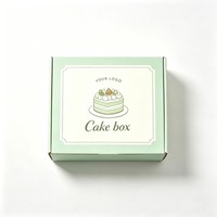 Boîte à gâteaux personnalisée avec logo, 6 compartiments, impression couleur, pour macarons, donuts, desserts, emballage pour boulangeries de prestige