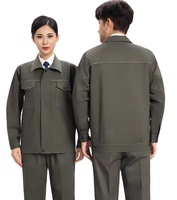 Vêtements de travail unisexes à manches longues en coton respirant de haute qualité, uniformes thermiques à haute visibilité, durables et personnalisables