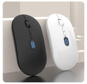 Ratón recargable ultrafino con pantalla digital de alimentación, 5 botones, seguimiento óptico, receptor USB, carga tipo C para ordenador portátil - Product Image 2