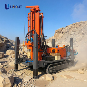 เครื่องเจาะบ่อน้ำไฮดรอลิกแบบติดตั้งบนรถตีนตะขาบ UNIQUE 200 ม. - Product Image 3
