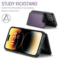 Étui portefeuille magnétique RFID professionnel pour iPhone 13, étui à rabat rétro en cuir artificiel, antichoc, étanche, porte-cartes
