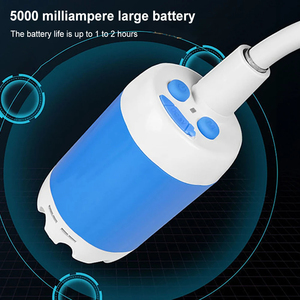 Pompe de douche de camping rechargeable en gros, pulvérisateur portatif compact pour la randonnée, le lavage de voiture, le nettoyage des animaux et le camping - Product Image 2