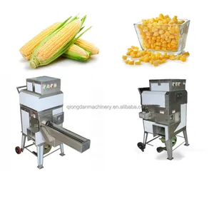 Trilladora de maíz multifuncional, máquina peladora de maíz fresco, separador de semillas cob, en venta