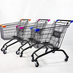 Chariot de courses traditionnel allemand en acier pour supermarché et <span class=keywords><strong>marché</strong></span> - Product Image 4