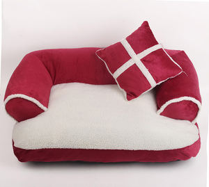 Großhandel Hund Katze Zwinger Haustier liefert warmes Haustier Bett Sofa Mode billige Hunde betten - Product Image 3