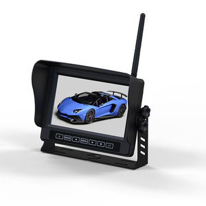 Kit de caméra de recul sans fil à vision nocturne <span class=keywords><strong>pour</strong></span> voiture, camion, bus, écran étanche de 7 pouces, 12V/24V, à bas <span class=keywords><strong>prix</strong></span> - Product Image 3