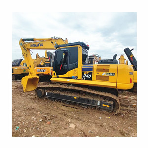 รถขุดโคมัตสึ PC 240 ขนาด 24 ตัน มือสอง แข็งแกร่งอย่างยิ่ง เชื่อถือได้อย่างน่าทึ่ง เครื่องยนต์ ปั๊ม สมดุลอย่างยอดเยี่ย - Product Image 1