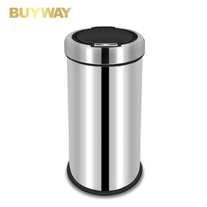 Stainless Steel 50L One Touch Dust Bin <strong>Dual</strong> Trash <strong>Can</strong> <strong>Garbage</strong> <strong>Can</strong> Baby Diaper Trash Bin for <strong>Kitchen</strong> - Product Image 1