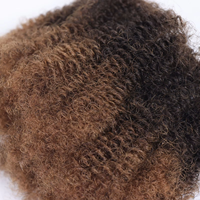 Capelli Afro crespo 100% sfuso capelli naturali capelli umani intrecciati per la riparazione Dreadlocks Loc, le estensioni Dreadlock torce trecce