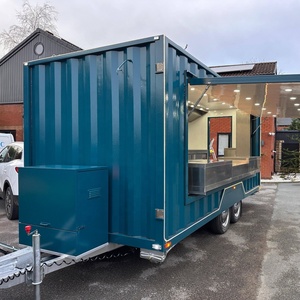 Nouvelle remorque de type conteneur pour la vente de café, hamburgers, frites, glaces, BBQ, bus de restauration mobile, conforme aux normes CE et DOT - Product Image 2