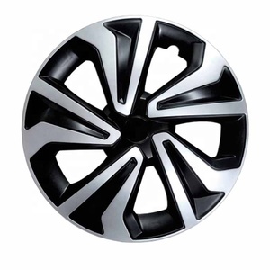 Universal two color 13 inch 14 inch 15 inch hubcaps silver steeling wheel covers car wheel covers with high quality for cars