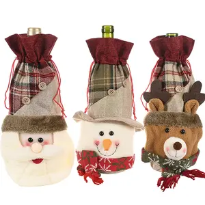 YQ-9083 fatte a mano Tomte Swedish Santa Christmas Bottiglie di Vino - Product Image 6