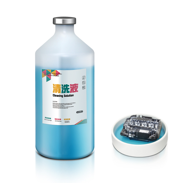Hot Sell High Quality Premium 500ml Cleaning Solution Liquid for EP Print Heads Cleaning From Dye Ink Pigment Inks