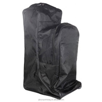 Sac de transport personnalisable multipoches avec fermeture éclair pour bottes d'équitation et casque, amovible, pour équitation occidentale et anglaise, rangement pour protections et bottes