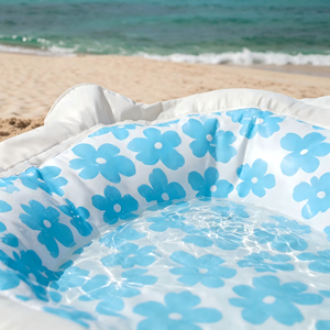 Tapete de Juego con Aspersor de Agua <span class=keywords><strong>para</strong></span> Niños, Duradero y de Primera Calidad, con Estampado Floral, Antideslizante, de PVC, <span class=keywords><strong>para</strong></span> Diversión en el Jardín, la Playa o al Aire Libre en Verano - Product Image 2