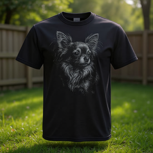 Camiseta para perro Chihuahua de pelo largo para mamá y papá de perros - Product Image 3