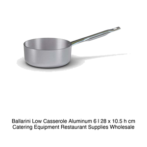 Casserole peu profonde en aluminium Ø 28 cm H 10,5 cm, 6 L Ballarini - Product Image 2
