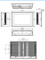 Nouvel arrivage OEM ODM J4125 N100 Panel PC industriel Tablette LCD intégrée robuste avec accessoire informatique industriel multi-touch