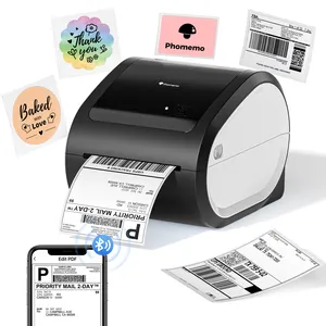 Phomemo Bluetooth Thermal Printer- D520-BT Shipping Label Printer 4x6 Printer for Small Business&Packages,Barcode,Address Labels