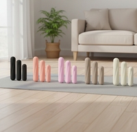 Haltères en silicone écologiques personnalisables avec logo, pour Pilates, yoga, gym à domicile, fitness, 1 kg/1,5 kg/2 kg/2,5 kg, colorés, unisexes, portables, antidérapants