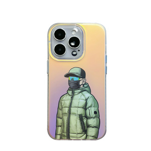 เคสโทรศัพท์มือถือ PC สีสันสดใสทันสมัยสำหรับ <span class=keywords><strong>iPhone</strong></span> 7 8 PLUS XR <span class=keywords><strong>XS</strong></span> 11 12 13 14 15 16 17 PRO MAX ที่ได้รับแรงบันดาลใจจากเสื้อแจ็คเก็ตดาวน์ - Product Image 4