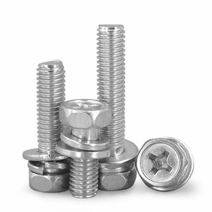 Tornillos Hexagonales de Acero Inoxidable A2-70 Ss 202, Rosca Métrica Unc Unf, Acabado Liso para Construcción - Product Image 4