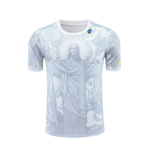 Maillot de football sportif court vierge de qualité supérieure, édition concept, imprimé artistique Rio, respirant, 100 % polyester - Product Image 2