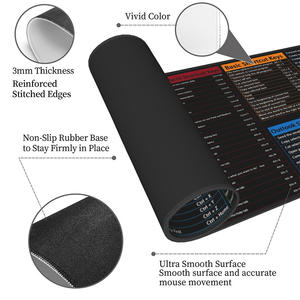 Tapis de souris de jeu en néoprène personnalisé imprimé, haute qualité, vente en gros, coloré, raccourcis clavier Excel - Product Image 2