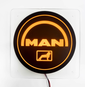 24V logo décorations de pare-brise plaque lumineuse logo illuminé - Product Image 5