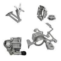 Pièces moulées sous pression en alliage d'aluminium sur mesure avec traitement de surface par électrodéposition pour boîtier de valve de pompe - Composants de précision OEM