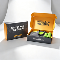 Caja de Envío para Ropa, Empaque de Cartón Ecológico Personalizado para Marcas de Ropa Deportiva de Tenis con Logotipo Impreso Personalizado