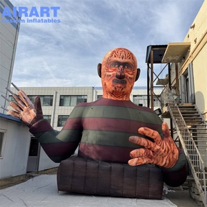 Nouveauté : Personnage d'horreur Krueger gonflable géant, démon tueur gonflable pour Halloween, décorations de jardin extérieur - Product Image 1