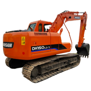Excavatrice sur chenilles de haute qualité Doosan DH150-7 d'origine coréenne, équipement de construction de taille moyenne, Doosan DH150-7 en bon état - Product Image 5