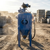 Machine de sablage abrasif mixte de type ouvert industrielle, équipement de sablage automatique en gros pour le traitement des surfaces métalliques