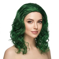 Perruque synthétique ondulée confortable pour femmes, postiche d'aspect naturel pour le quotidien et le cosplay
