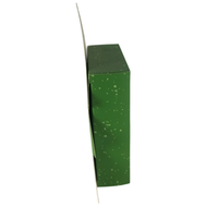 Boîte d'emballage personnalisable en forme de sapin de Noël en carton recyclé biodégradable et écologique avec paillettes pour cadeaux de Noël et bonbons