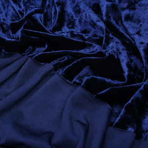 Tissu en fausse fourrure diamantée dorée avec velours extensible <span class=keywords><strong>quatre</strong></span> directions effet fleur de glace pour vêtements, vêtements de nuit et confection de vêtements - Product Image 3