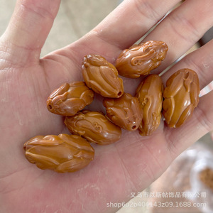 אביזרים לעדי אבזרים ליבות זית גילוף עושר האל צמיד פנים נבוכה פנים pixiu תכשיטים תכשיטים בעבודת יד ביד - Product Image 4