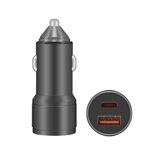 48W Tăng Phí Hợp Kim Trường Hợp Pd Xe Sạc 30W Pd + 18W QC Kép Xe Sạc Cho iPhone 15 Pro Max Cho <span class=keywords><strong>Android</strong></span> - Product Image 2