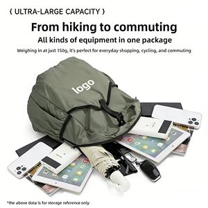 Sac à dos pliable ultraléger, imperméable, pliable, pour voyages, <span class=keywords><strong>randonnée</strong></span>, camping, hommes et femmes - Product Image 1