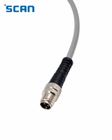 Capteur de proximité inductif SCAN 1 mm PNP normalement ouvert 4 mm 10-30 V CC 2 kHz IP67 blindé en acier inoxydable avec connecteur M8
