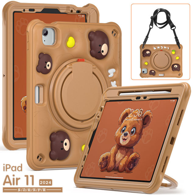 Functional Portable PC+TPU Protective Custom Anti-drop Tablet Covers Case for Ipad Pro11 Pro13 Air11 Air6 Air5 Air4