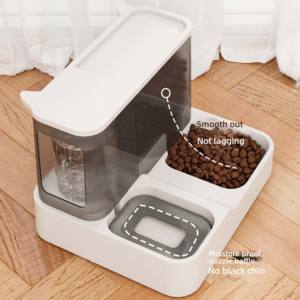 Dispenser air penyimpanan makanan pintar otomatis desain Dispenser air hewan peliharaan pintar otomatis mangkuk makanan hewan peliharaan Dispenser air anjing kucing - Product Image 3